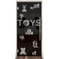 Pendeltür Toys Gelasert Auf Grauglas Pendeltür Toys Gelasert Auf Grauglas