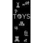Pendeltür Toys Gelasert Auf Grauglas Pendeltür Toys Gelasert Auf Grauglas