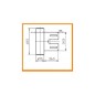 Rahmenteil für Stahlzarge OFFICE (3tlg) Rahmenteil für Stahlzarge OFFICE (3tlg)