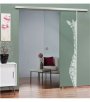 Glasschiebetür SLIM-LINE Giraffe Gelasert Auf Klarglas