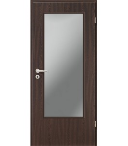 Holztüren - Türblatt CPL - Wenge mit Lichtausschnitt