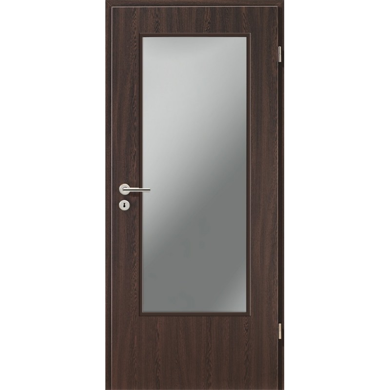 Holztüren - Türblatt CPL - Wenge mit Lichtausschnitt Holztüren - Türblatt CPL - Wenge mit Lichtausschnitt