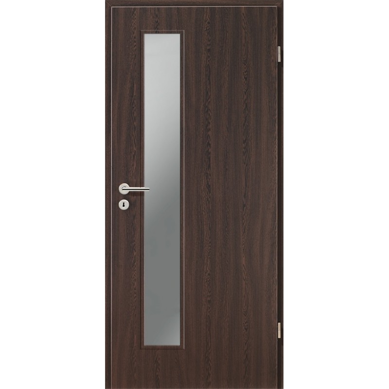 Holztüren - Türblatt CPL - Wenge mit Lichtausschnitt LA-1D Holztüren - Türblatt CPL - Wenge mit Lichtausschnitt LA-1D