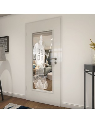 Lichtausschnitt Athena Gelasert Auf Klarglas