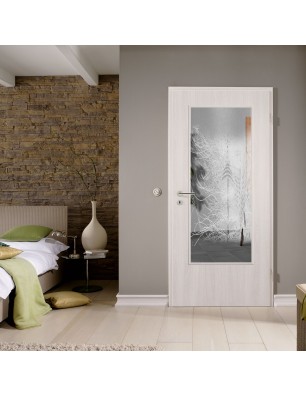 Lichtausschnitt Abstrakt 7 Gelasert Auf Klarglas