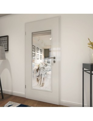 Lichtausschnitt Berg Gelasert Auf Klarglas