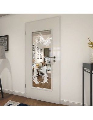 Lichtausschnitt Rocky Mountain Gelasert Auf Klarglas