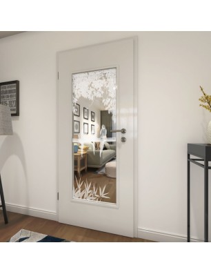 Lichtausschnitt Pappagei II Gelasert Auf Klarglas