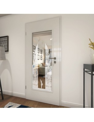 Lichtausschnitt Cross Gelasert Auf Klarglas