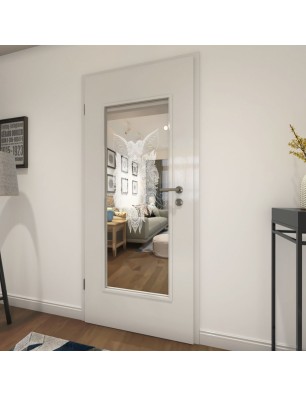 Lichtausschnitt Wolf 6 Gelasert Auf Klarglas