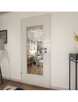 Lichtausschnitt Kid Misc Gelasert Auf Klarglas