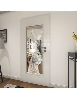 Lichtausschnitt Michelangelo Gelasert Auf Klarglas