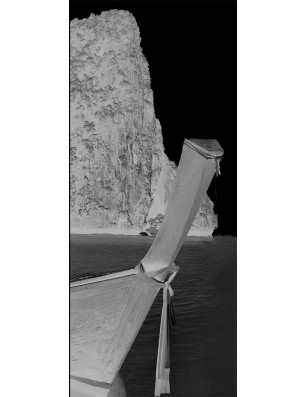 Lichtausschnitt Phuket Gelasert Auf Klarglas