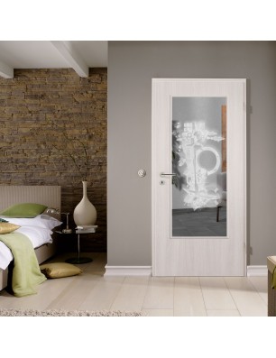 Lichtausschnitt Meer Gelasert Auf Klarglas