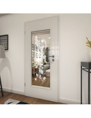 Lichtausschnitt Kaffeebohnen  II Gelasert Auf Klarglas