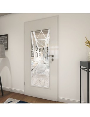 Lichtausschnitt Gleise Gelasert Auf Klarglas