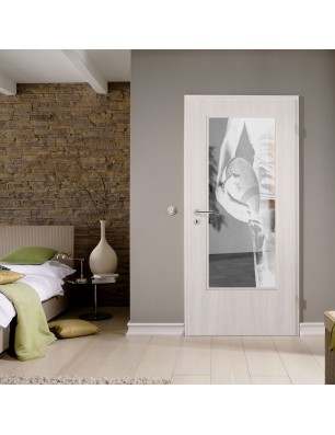 Lichtausschnitt American Footbal Gelasert Auf Klarglas