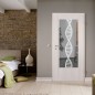 Lichtausschnitt "DNA" Gelasert Auf Klarglas Lichtausschnitt "DNA" Gelasert Auf Klarglas