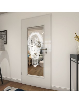 Lichtausschnitt Skull Gelasert Auf Klarglas