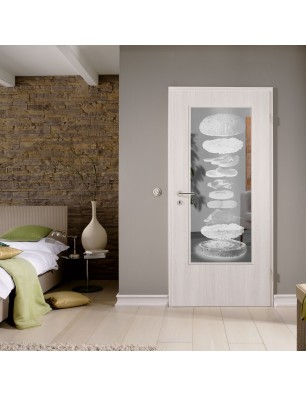 Lichtausschnitt Burger Gelasert Auf Klarglas