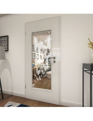 Lichtausschnitt Schmetterlinge II Gelasert Auf Klarglas