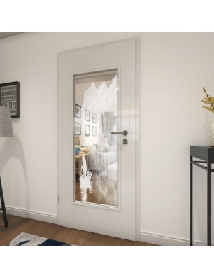 Lichtausschnitt Gondel Gelasert Auf Klarglas