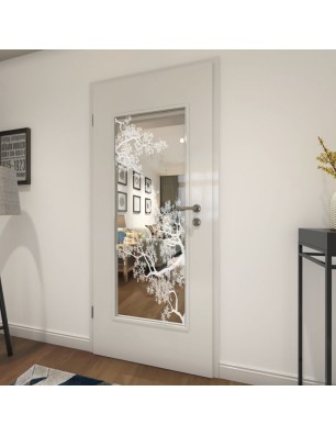 Lichtausschnitt Japan Garden Gelasert Auf Klarglas