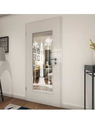 Lichtausschnitt Leuchtturm 4 Gelasert Auf Klarglas