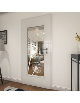 Lichtausschnitt Pusteblume Gelasert Auf Klarglas