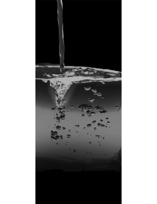 Lichtausschnitt Wasser 2 Gelasert Auf Klarglas