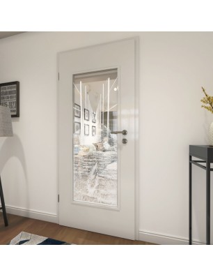 Lichtausschnitt Weg Gelasert Auf Klarglas