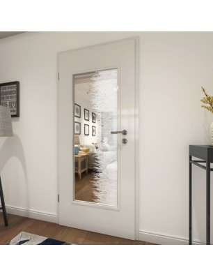 Lichtausschnitt Wiese Gelasert Auf Klarglas