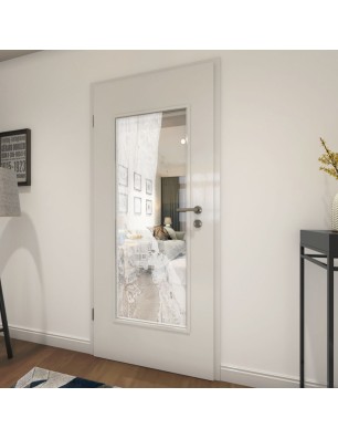 Lichtausschnitt Klippe III Gelasert Auf Klarglas