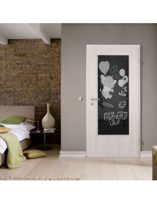 Lichtausschnitt Kid Elefant Gelasert Auf Grauglas