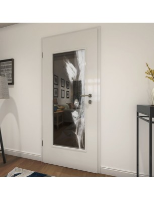 Lichtausschnitt Silhuette Gelasert Auf Grauglas