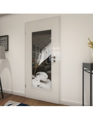 Lichtausschnitt Wellness  Gelasert Auf Grauglas