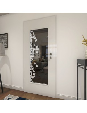 Lichtausschnitt Kaffeebohnen III Gelasert Auf Grauglas