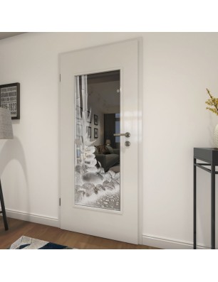 Lichtausschnitt Wellness 4 Gelasert Auf Grauglas