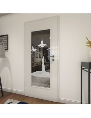 Lichtausschnitt F16 Gelasert Auf Grauglas