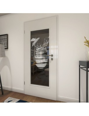 Lichtausschnitt Fruits 3 Gelasert Auf Grauglas