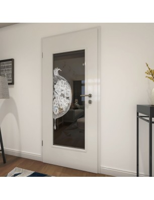 Lichtausschnitt Fruits 4 Gelasert Auf Grauglas