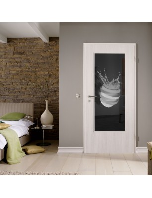 Lichtausschnitt Fruits 6 Gelasert Auf Grauglas