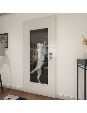 Lichtausschnitt Golden Gelasert Auf Grauglas