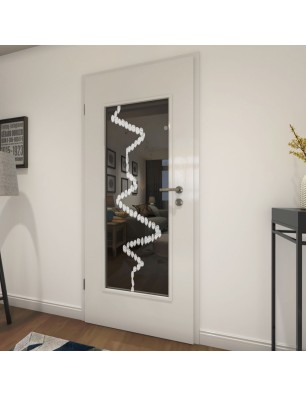 Lichtausschnitt Kaffeebohnen  Gelasert Auf Grauglas