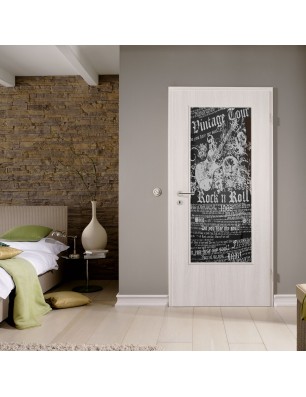 Lichtausschnitt Vintage Tour Gelasert Auf Grauglas