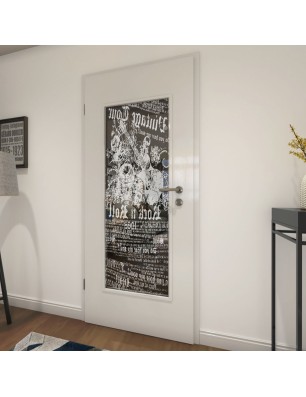 Lichtausschnitt Vintage Tour Gelasert Auf Grauglas