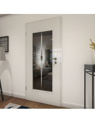 Lichtausschnitt Blend Gelasert Auf Grauglas