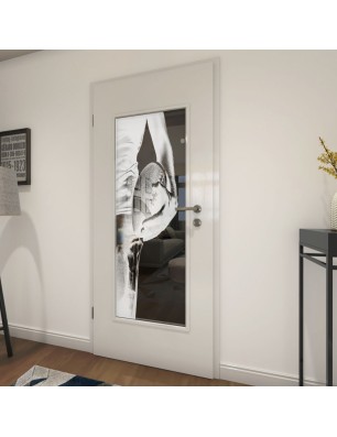 Lichtausschnitt American Footbal Gelasert Auf Grauglas