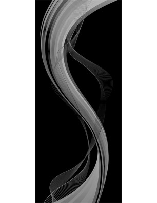 Lichtausschnitt Abstrakt 2 Gelasert Auf Grauglas