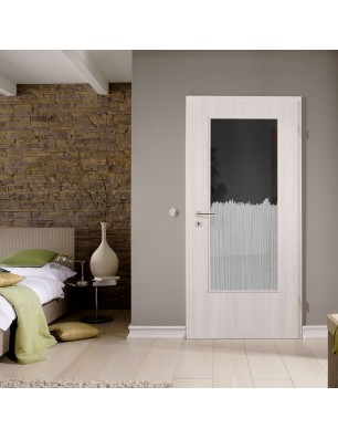 Lichtausschnitt Sichtschutz Gelasert Auf Grauglas